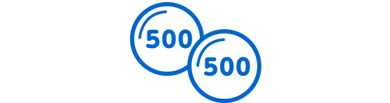 1件につき500円の成果報酬が支払われます