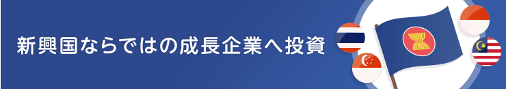 新興国ならではの成長企業へ投資