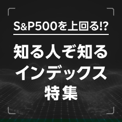 S&P500を上回る!?知る人ぞ知るインデックス特集