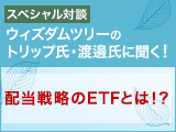 スペシャル対談 ウィズダムツリーのトリップ氏・渡邊氏に聞く！配当戦略のETFとは！?
