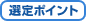 選定ポイント