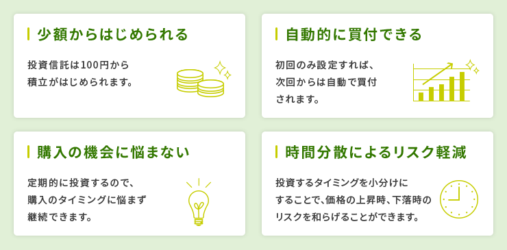 積立のメリット