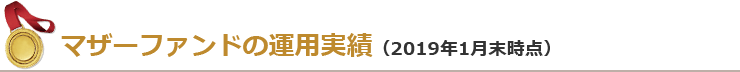 マザーファンドの運用実績